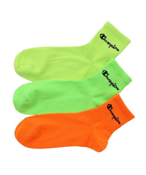 Champion(チャンピオン)の「【Champion/チャンピオン】レディース 【3足組】クォーターレングスソックス【ノンパイル】(ソックス/靴下・レディース・その他7/その他/その他3・SMALL)」の1枚目の写真