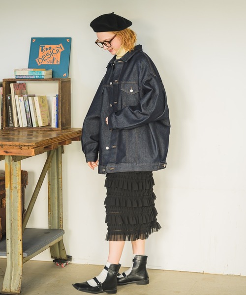 Birthday room（バースデイルーム）の「フリルデザインワンピース / frill design one-piece（ワンピース・レディース・ブラック・FREE）」の11枚目の写真