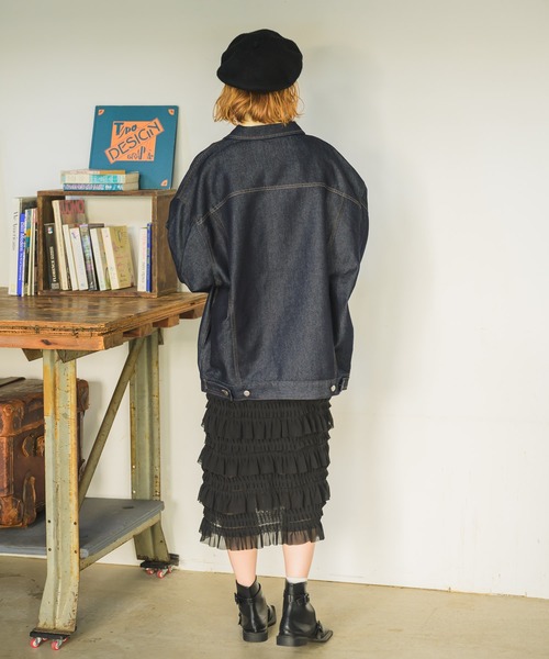 Birthday room（バースデイルーム）の「フリルデザインワンピース / frill design one-piece（ワンピース・レディース・ブラック・FREE）」の12枚目の写真