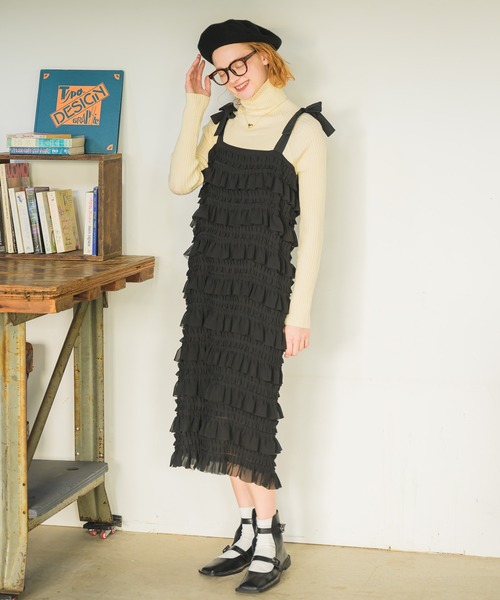 フリルデザインワンピース / frill design one-piece（ワンピース