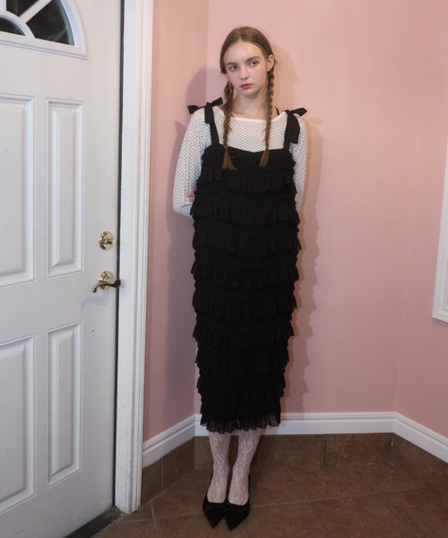 フリルデザインワンピース / frill design one-piece（ワンピース