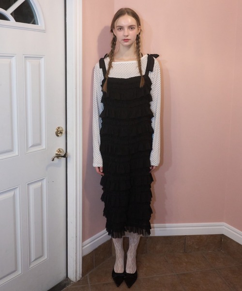 フリルデザインワンピース / frill design one-piece（ワンピース