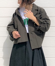 Q | ショートテーラーシャツブルゾン(ブルゾン)