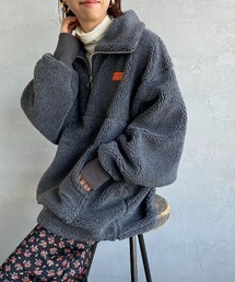 [UNIVERSAL OVERALL/ユニバーサルオーバーオール] 別注 ハーフジップボアブルゾン