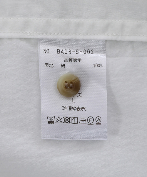 BALLAST ARK（バラストアーク）の「BALLAST ARK / バラストアーク：DRESS SHIRTS：BA06-SH002[AST]（シャツ/ブラウス・メンズ・ネイビー/ホワイト・M/L）」の11枚目の写真