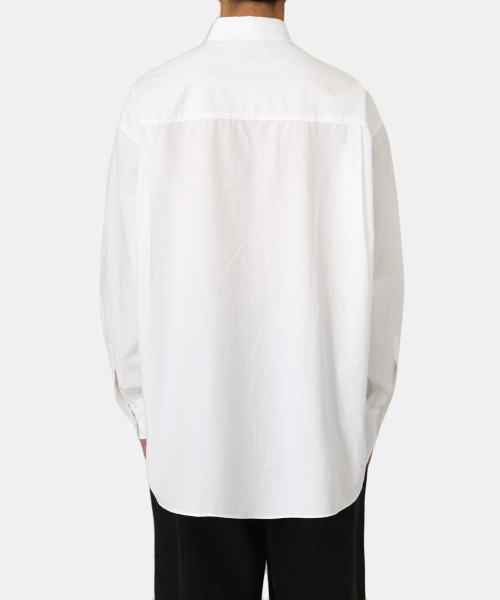 BALLAST ARK（バラストアーク）の「BALLAST ARK / バラストアーク：DRESS SHIRTS：BA06-SH002[AST]（シャツ/ブラウス・メンズ・ネイビー/ホワイト・M/L）」の14枚目の写真