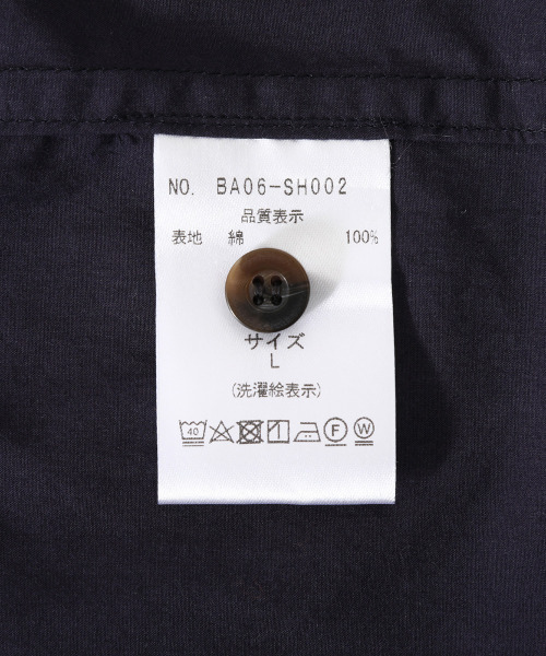BALLAST ARK（バラストアーク）の「BALLAST ARK / バラストアーク：DRESS SHIRTS：BA06-SH002[AST]（シャツ/ブラウス・メンズ・ネイビー/ホワイト・M/L）」の22枚目の写真