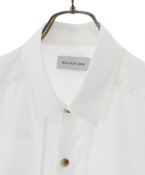 BALLAST ARK（バラストアーク）の「BALLAST ARK / バラストアーク：DRESS SHIRTS：BA06-SH002[AST]（シャツ/ブラウス・メンズ・ネイビー/ホワイト・M/L）」の7枚目の写真