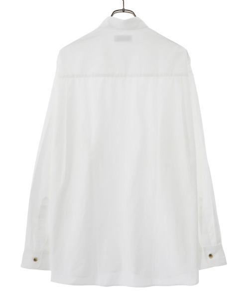 BALLAST ARK（バラストアーク）の「BALLAST ARK / バラストアーク：DRESS SHIRTS：BA06-SH002[AST]（シャツ/ブラウス・メンズ・ネイビー/ホワイト・M/L）」の6枚目の写真