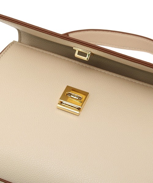 ROPE' PICNIC（ロペピクニック）の「アールフラップスクエアミドルショルダーバッグ（ショルダーバッグ・レディース・キナリ/ブラウン/ブラック・FREE）」の22枚目の写真