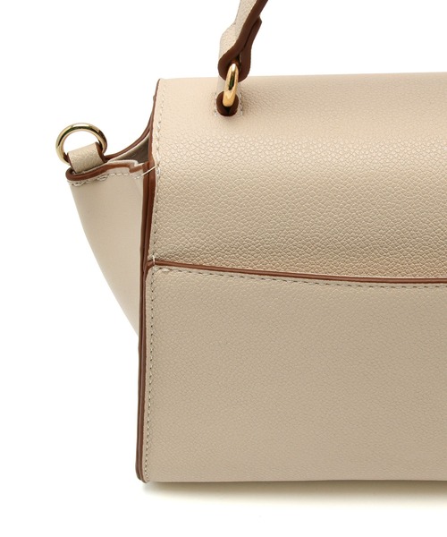 ROPE' PICNIC（ロペピクニック）の「アールフラップスクエアミドルショルダーバッグ（ショルダーバッグ・レディース・キナリ/ブラウン/ブラック・FREE）」の4枚目の写真