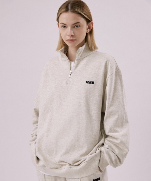 ★人気★【FCMM】★Club Team Classic Halfzip Sweatshir.t★ セール】CLUB TEAM CLASSIC HALF ZIP SWEATSHIRT/クラブチーム