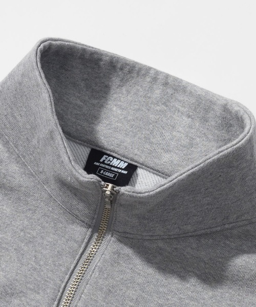 FCMM（エフシーエムエム）の「CLUB TEAM CLASSIC HALF ZIP SWEATSHIRT/クラブチームクラシックハーフジップスウェットシャツ（スウェット・メンズ・グレー/ブラック/オートミール・MEDIUM/LARGE）」の10枚目の写真