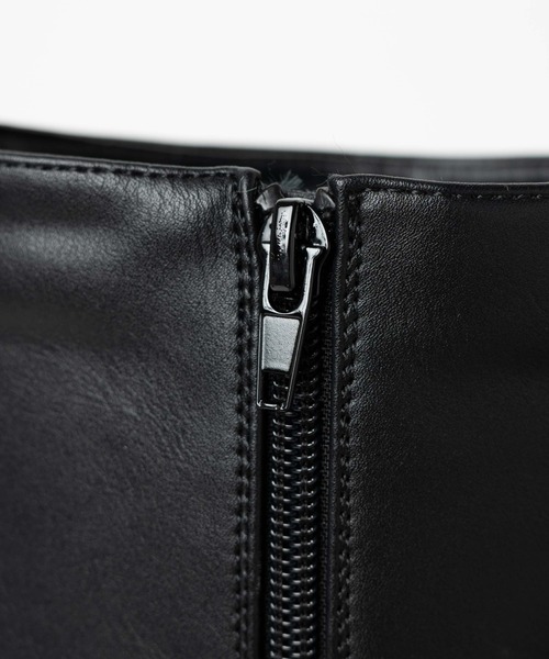 WEGO(ウィゴー)の「★WEGO/レースアップロングブーツ(ブーツ・レディース・ブラック・MEDIUM/LARGE)」の7枚目の写真