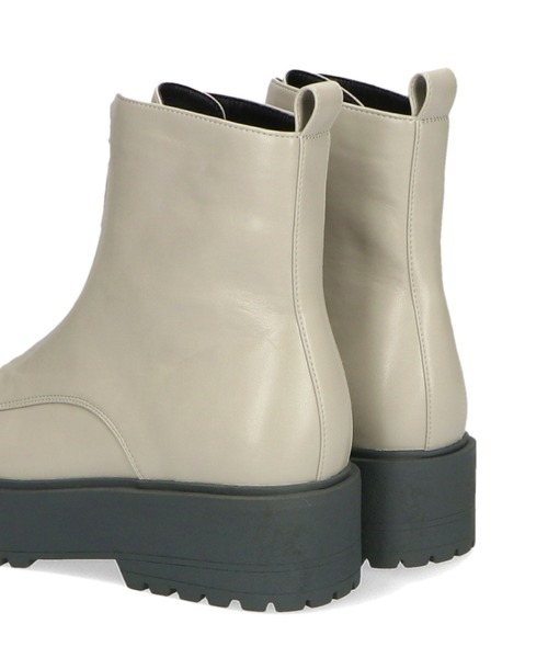 ORiental TRaffic(オリエンタルトラフィック)の「厚底フロントジップブーツ/21425(ブーツ・レディース・ブラック/グレー・SS/S/M/L/LL/3L)」の6枚目の写真