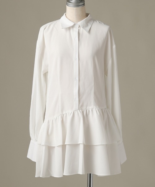 Cheek（チーク）の「ミニケーブルカーデ＋チュニックワンピース（チュニック・レディース・ブラウン/ブラック/グレー・MEDIUM）」の18枚目の写真