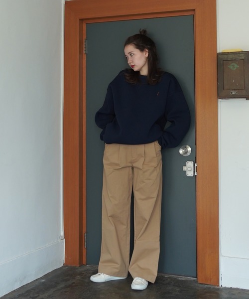 TINA：JOJUN（ティーナジョジュン）の「コットン チノトラウザーパンツ TINA：JOJUN（チノパンツ・レディース・グレイッシュベージュ/ライトブラウン/ブラック・S/M）」の13枚目の写真