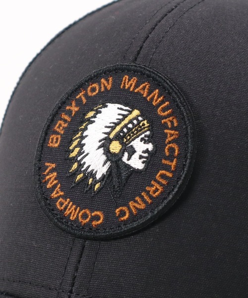 BRIXTON（ブリクストン）の「ブリクストン メッシュキャップ ブランドパッチ インディアン（キャップ・メンズ・ブラック/ベージュ・FREE）」の8枚目の写真