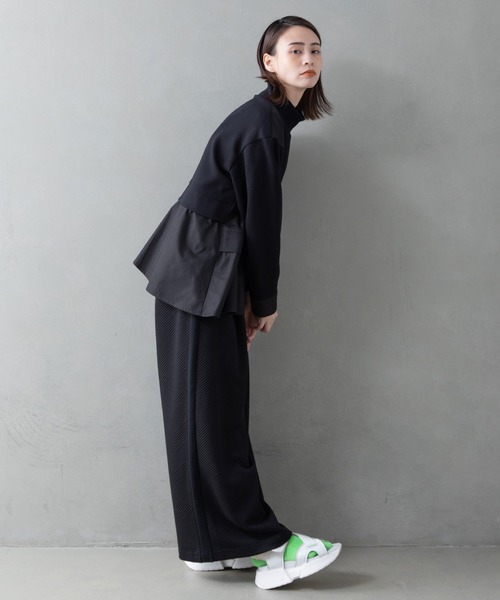 MARECHAL TERRE（マルシャルテル）の「アシンメトリーデザイントップス（Tシャツ/カットソー・レディース・アイボリー/ブラック/ネイビー・MEDIUM）」の16枚目の写真