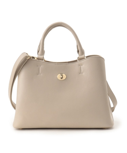 SHOO・LA・RUE（シューラルー）の「◆飾り金具地トート（トートバッグ・レディース・アイボリー/ブラック/グレー・00）」の13枚目の写真