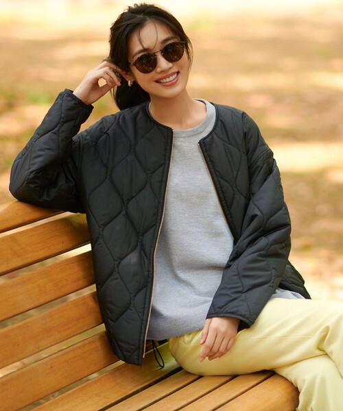 23区（ニジュウサンク）の「【洗える】中綿キルティング ショート