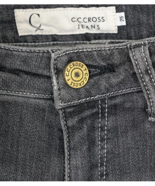 C.C.CROSS（シーシークロス）の「【C.C.CROSS/ シーシークロス】リラックスストレートデニム（デニムパンツ・レディース・グレー・SMALL/MEDIUM）」の9枚目の写真