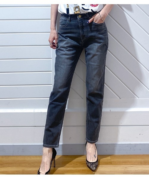 C.C.CROSS（シーシークロス）の「【C.C.CROSS/ シーシークロス】リラックスストレートデニム（デニムパンツ・レディース・グレー・SMALL/MEDIUM）」の12枚目の写真