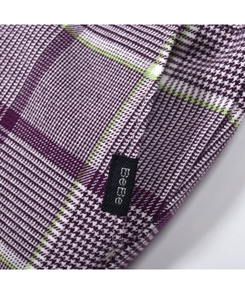 BeBe（ベベ）の「BeBe/グレンチェックテーパードパンツ(90~150cm)（その他パンツ・キッズ・パープル系その他・90/130/140/100/120/110/150）」の13枚目の写真