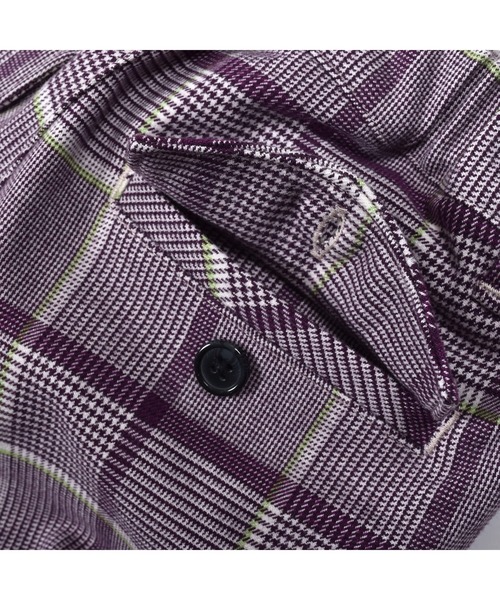 BeBe（ベベ）の「BeBe/グレンチェックテーパードパンツ(90~150cm)（その他パンツ・キッズ・パープル系その他・90/130/140/100/120/110/150）」の7枚目の写真