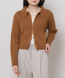 ALAND | 3.3 Field Trip／2WAY ZIP KNIT　2180712(カーディガン/ボレロ)