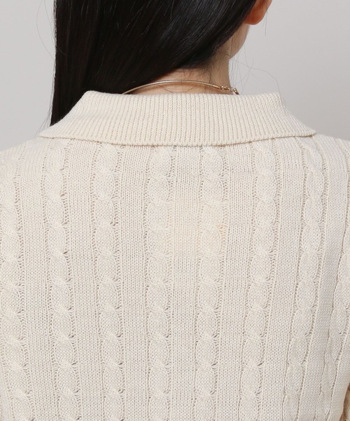 ALAND（エーランド）の「3.3 Field Trip／2WAY ZIP KNIT　2180712（カーディガン/ボレロ・レディース・キャメル/ベージュ・FREE）」の14枚目の写真