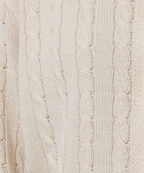 ALAND（エーランド）の「3.3 Field Trip／2WAY ZIP KNIT　2180712（カーディガン/ボレロ・レディース・キャメル/ベージュ・FREE）」の20枚目の写真