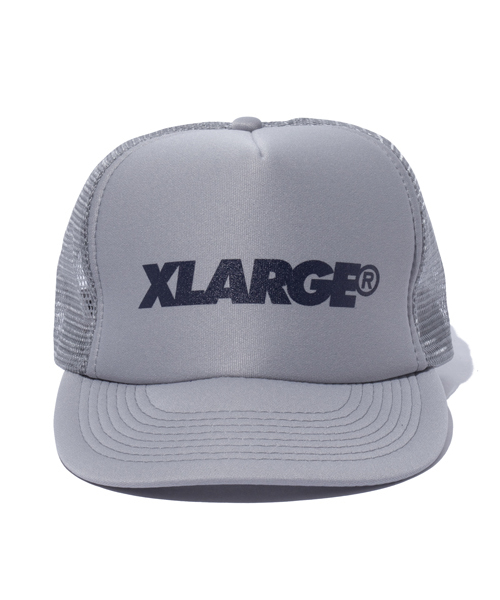 XLARGE（エクストララージ）の「STANDARD LOGO MESH CAP（キャップ・メンズ・グレー/グリーン/ネイビー/ホワイト/ブラック・ONE SIZE）」の4枚目の写真