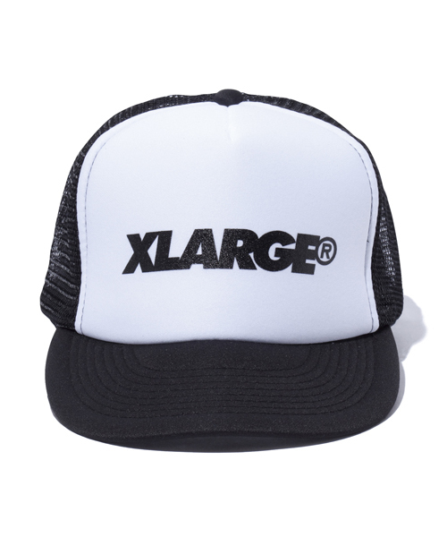 XLARGE（エクストララージ）の「STANDARD LOGO MESH CAP（キャップ・メンズ・グレー/グリーン/ネイビー/ホワイト/ブラック・ONE SIZE）」の2枚目の写真