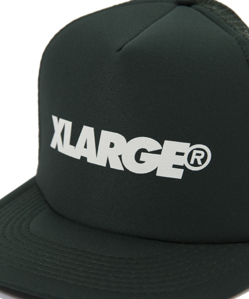 XLARGE（エクストララージ）の「STANDARD LOGO MESH CAP（キャップ・メンズ・グレー/グリーン/ネイビー/ホワイト/ブラック・ONE SIZE）」の6枚目の写真