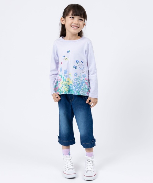 KP お花　長袖Tシャツ&リバーシブル　スカート KP お花 長袖Tシャツ&リバーシブル スカート KP お花 長袖T