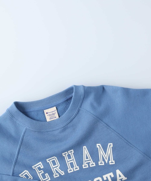 Champion(チャンピオン)の「【Champion】華奢ロゴプリント(スウェット・レディース・ネイビー/オフホワイト/ブルー・L/M)」の11枚目の写真