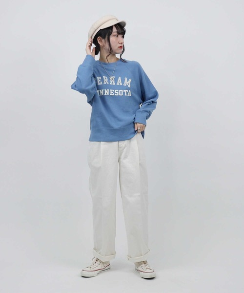Champion(チャンピオン)の「【Champion】華奢ロゴプリント(スウェット・レディース・ネイビー/オフホワイト/ブルー・L/M)」の18枚目の写真