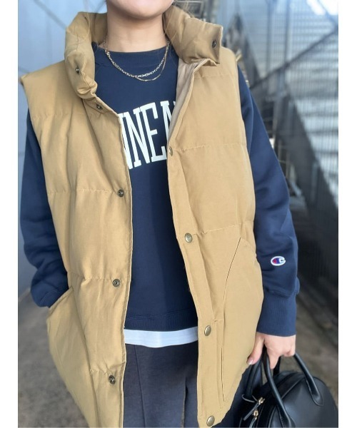 Champion(チャンピオン)の「【Champion】華奢ロゴプリント(スウェット・レディース・ネイビー/オフホワイト/ブルー・L/M)」の21枚目の写真