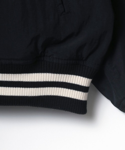 VISION STREET WEAR(ヴィジョンストリートウェア)の「VISION STREET WEAR/ヴィジョンストリートウエア ビッグシルエット ロゴ ワッペン バック刺繍 コーチスタジャン(ナイロンジャケット・メンズ・ブラック/グリーン/ネイビー・M/L/LL)」の8枚目の写真