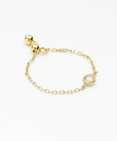 flower（フラワー）の「クリスタルチェーンリング（リング・レディース・ゴールド・FREE）」の12枚目の写真