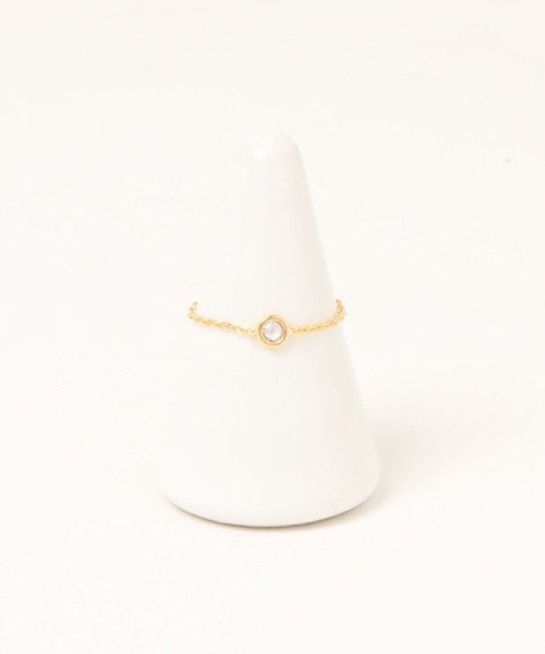 flower（フラワー）の「クリスタルチェーンリング（リング・レディース・ゴールド・FREE）」の19枚目の写真