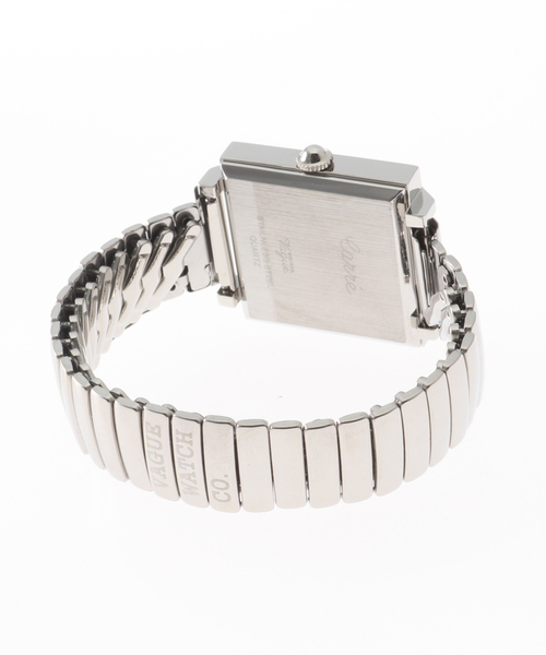 Vague Watch Co ヴォーグウォッチ Carre カレ ホワイト文字盤 VAGUE WATCH CO. - Carré ( カレ ) Extension BELT - クオーツ式