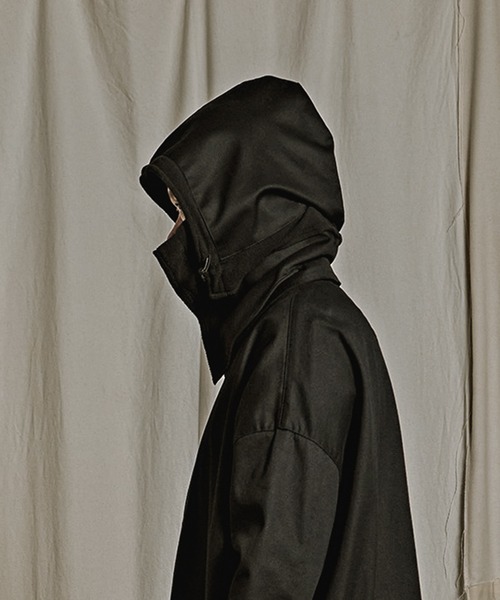 BELLWOODMADE（ベルウッドメイド）の「【難燃 加工】FIRE PROOF】Fire proof ECWCS Balaclava HOOD WARMER / 難燃加工 / フードウォーマー / バラクラバ（ネックウォーマー/スヌード・メンズ・ブラック・ONE SIZE）」の8枚目の写真