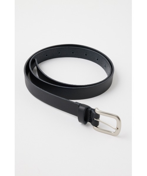 MOUSSY（マウジー）の「BASIC LEATHER ベルト（ベルト・レディース・ブラック/ホワイト・FREE）」の3枚目の写真