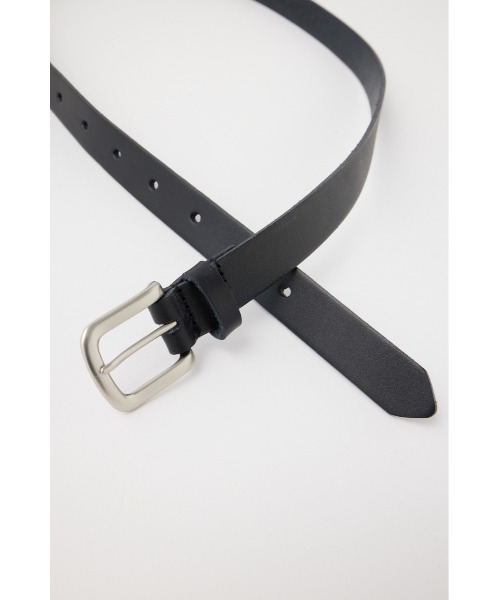 MOUSSY（マウジー）の「BASIC LEATHER ベルト（ベルト・レディース・ブラック/ホワイト・FREE）」の6枚目の写真