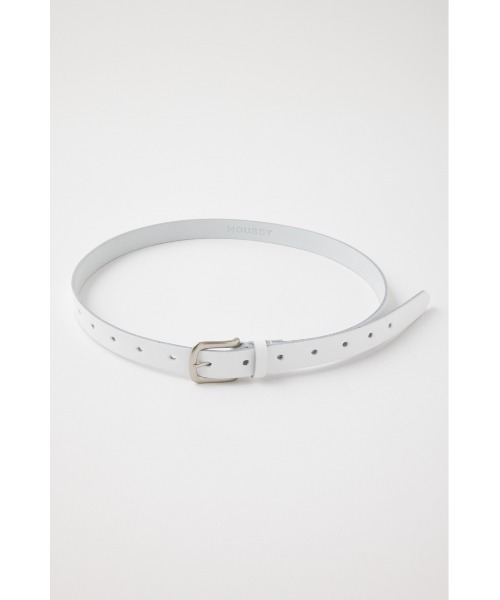 MOUSSY（マウジー）の「BASIC LEATHER ベルト（ベルト・レディース・ブラック/ホワイト・FREE）」の9枚目の写真