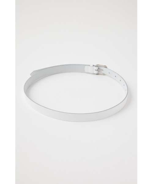 MOUSSY（マウジー）の「BASIC LEATHER ベルト（ベルト・レディース・ブラック/ホワイト・FREE）」の10枚目の写真