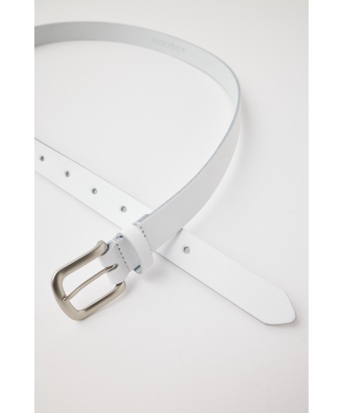 MOUSSY（マウジー）の「BASIC LEATHER ベルト（ベルト・レディース・ブラック/ホワイト・FREE）」の11枚目の写真