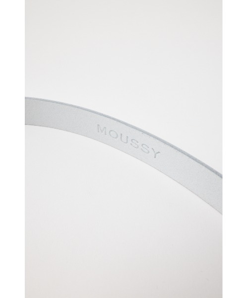 MOUSSY（マウジー）の「BASIC LEATHER ベルト（ベルト・レディース・ブラック/ホワイト・FREE）」の12枚目の写真